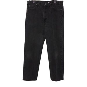 Vintage LEVIS 550 Orange Tab Black Denim Jeans Size 38 x 34 Made in USA